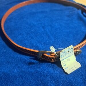 Brown Leather HAT Band